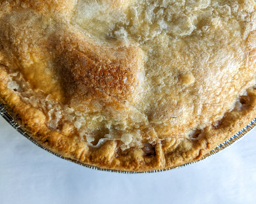 Close Up of Apple Pie
